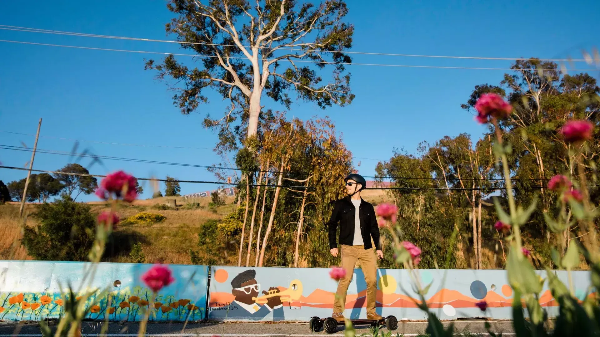 Skateboarder in the Bayview neighborhood.